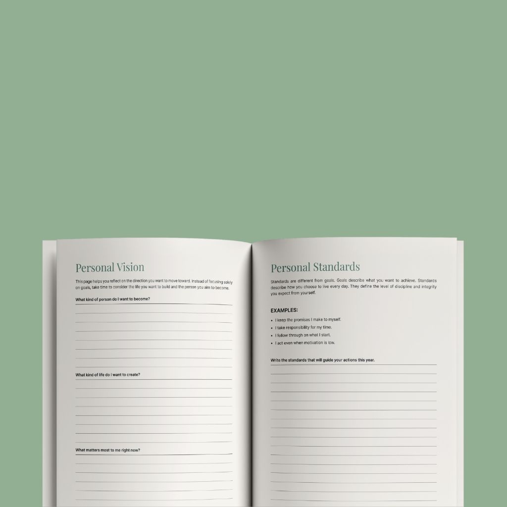 Venvity Annual System — Personal Vision and Personal Standards pages
